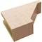 Ekena Millwork 4in. W x 8in. H x 12in. L Burlington Woodgrain TimberThane Rafter Tail, Primed Tan RFTUR04X08X12BURRCPR - alternate 2